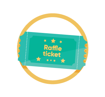 An illustration of a raffle ticket.